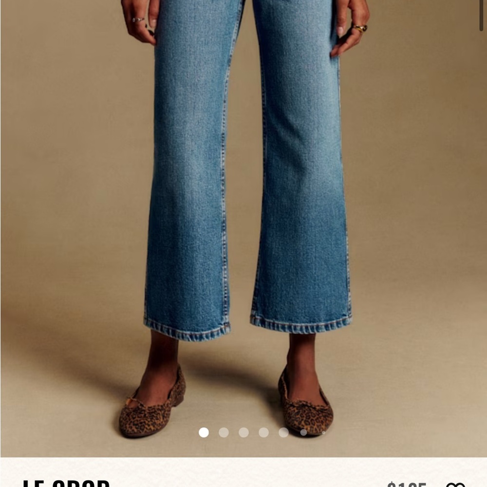 Sezane Le Crop Jeans - Denim Blue